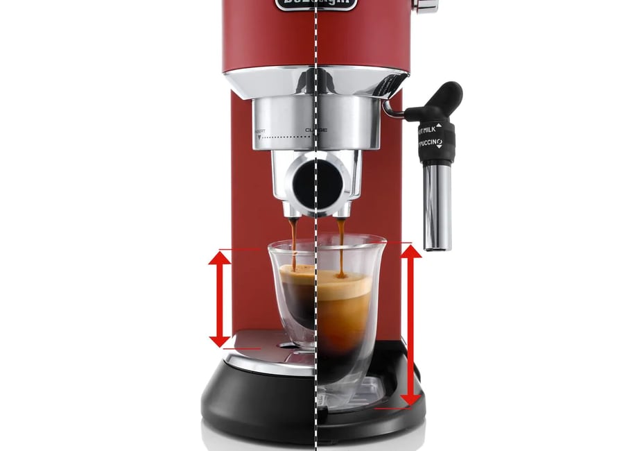 DeLonghi Dedica Manual Espresso Coffee Maker (EC685.R)
