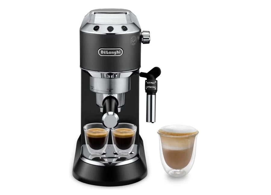 DeLonghi Dedica Manual Espresso Coffee Maker (EC685.BK)