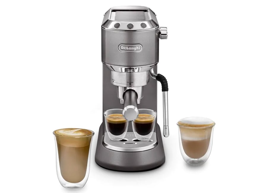 DeLonghi Dedica Manual Espresso Coffee Maker (EC885.GY)