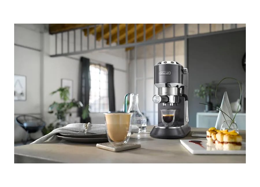 DeLonghi Dedica Manual Espresso Coffee Maker (EC885.GY)
